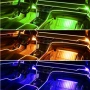 RGB LED осветление за интериора на автомобила с Bluetooth управление и музикален режим A6139, снимка 6