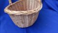 Стара плетена кошница, елипсовидна, снимка 6