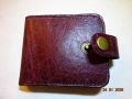 мъжки портфейл от естествена кожа /ръчна изработка/, снимка 2