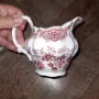 Намалена цена 150.00лв Сервиз чай/кафе RidgwayStaffordshire England WINDSOR PINK Red Floral Birds , снимка 15