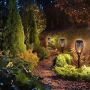Соларни лампи за градина 8 броя ФАКЛИ, снимка 3