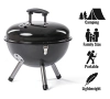 НОВА преносима скара с капак - ROSMARINO BBQ Kettle, подходящ подарък, снимка 3