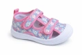 Детски сандали с две велкро лепки розов десен 24/29, снимка 2
