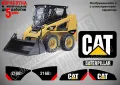 CAT Caterpillar 246C стикери надписи, снимка 2