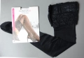 Glamour 20 den (38-40) нови черни луксозни силиконови чорапи с широка дантела, снимка 3
