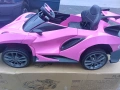 DC Акумулаторна кола 4x4 FLASH розов, снимка 6