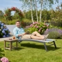 Шезлонг с регулируема облегалка - стил и гарантиран комфорт, снимка 4