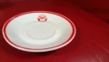 Порцеланов комплект за кафе, 6 чинийки и 6 чаши, балкан турист, балкантурист, червена щампа, снимка 10