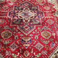 Ръчно тъкан вълнен Ирански килим.Антика за ценители , снимка 2 - Килими - 45039918