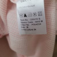Розова блуза памучна материя с бродерии , снимка 3 - Тениски - 45520543
