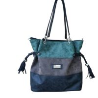 Дамска луксозна чанта тип торба в пастелни цветове 30х34см, снимка 2 - Чанти - 45490631
