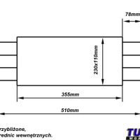 Спортно гърне вход 2 х 51мм Turbo Works, снимка 2 - Аксесоари и консумативи - 44949271