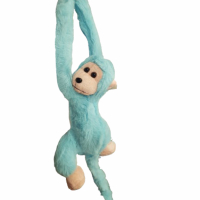 Играчка Маймуна, Плюшена,  СветлоСиня, снимка 1 - Плюшени играчки - 44943630