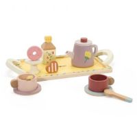 Дървен детски комплект за следобеден чай (004), снимка 1 - Образователни игри - 45505577