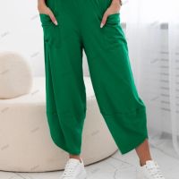 Дамски памучен комплект блуза + панталон, 3цвята , снимка 11 - Комплекти - 45670203