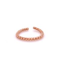 Златен дамски пръстен 0,99гр. размер:49 14кр. проба:585 модел:23691-3, снимка 1 - Пръстени - 45735605
