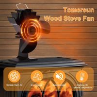 Вентилатор за печка с 3 остриета за дърва/камина, снимка 4 - Друга електроника - 45804768