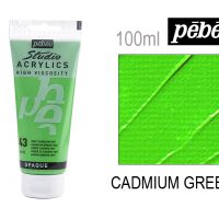 Акрилна боя  100 мл. cadmium green N:043, снимка 1 - Други - 45248595
