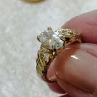 красиви позлатени пръстени с камъни , снимка 8 - Пръстени - 45394761