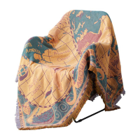 Двулицево покривало за мека мебел "Глобус", снимка 4 - Олекотени завивки и одеяла - 44978216