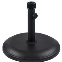 Метална градинска основа за чадър черна Φ35-38 40cm, снимка 1 - Градински мебели, декорация  - 45503516