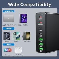Ново 300W GaN Зарядно 7 Порта USB-C/A за MacBook/iPhone/iPad, снимка 2 - Друга електроника - 45219411