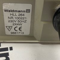 Ултравиолетова лампа Waldmann HLL 264 Schwarzlicht UV Lupenlampe + Magnetpulver / 2x4W, снимка 4 - Друга електроника - 45873863