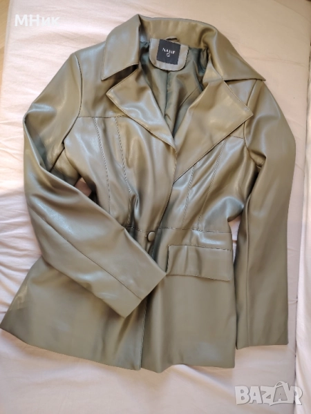 Дамско сако, еко кожа, снимка 1