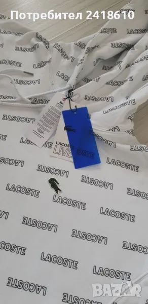 Lacoste LIVE! Oversize Hoodie Mens Size 5 - L НОВО! ОРИГИНАЛ! Мъжка Качулка !, снимка 1