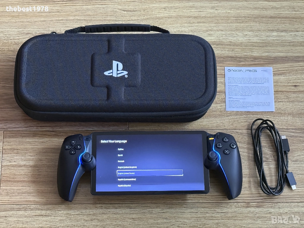 PS5  Portal Black/Като Нов, снимка 1