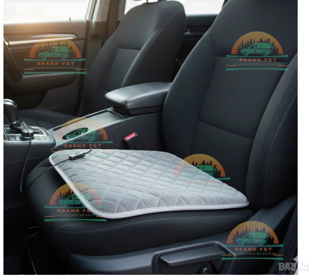 Подложка за кола с подгрев, USB накрайник, снимка 1