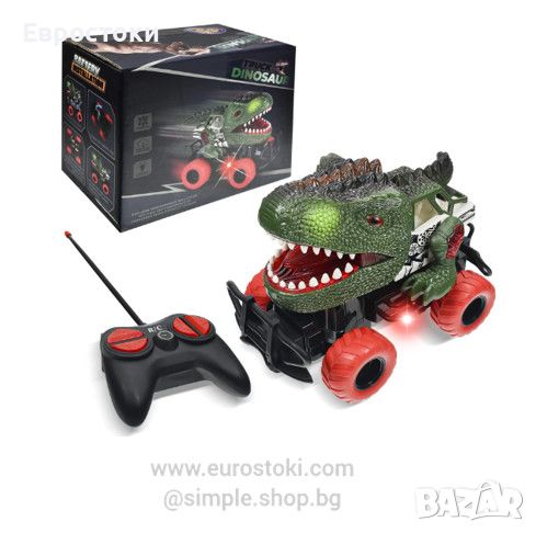 Кола с дистанционно управление FGZU Dinosaur, RC кола Динозавър, снимка 1