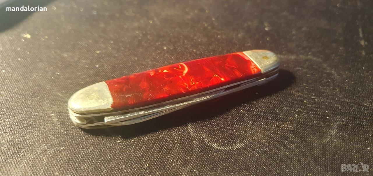 Немски сгъваем нож WM ROSTFREI, винтидж ГДР, 70-те , рядък колекционерски нож, снимка 1