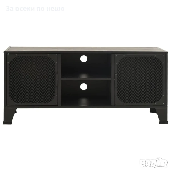 ТВ Шкаф, сив, 105x36x47 см, метал и МДФ Код P674, снимка 1