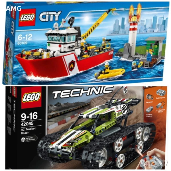 Lego City Fire Boat - Technic RC Tracked Racer, снимка 1