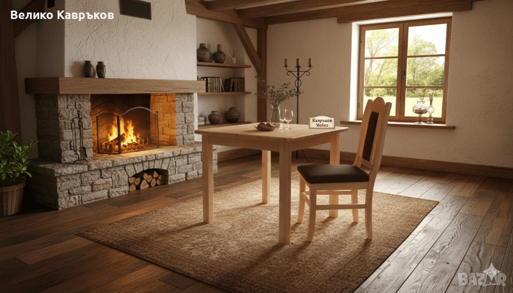 Маса 90х70см, снимка 1