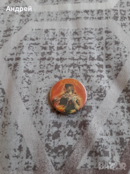 Стара значка Metallica, снимка 1