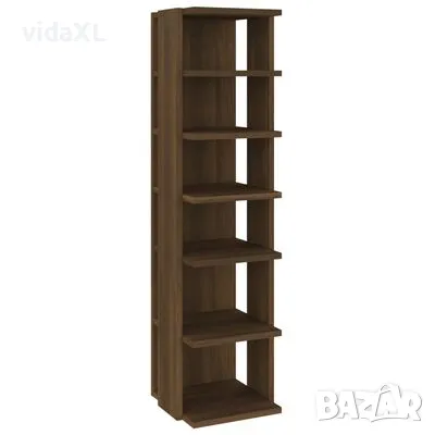 vidaXL Шкаф за обувки, кафяв дъб（SKU:815976, снимка 1