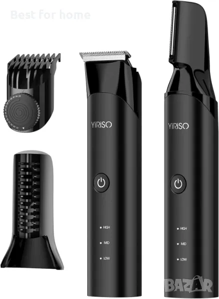 Мъжки тример за брада, коса с кабел/без кабел  YIRISO, снимка 1