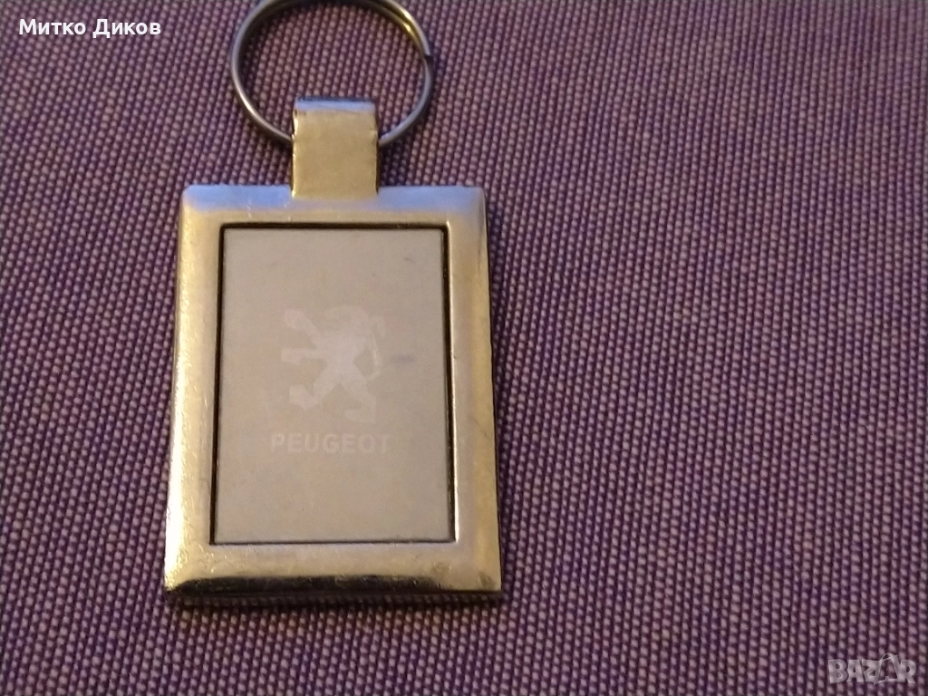 Ключодържател Пежо метален, снимка 1