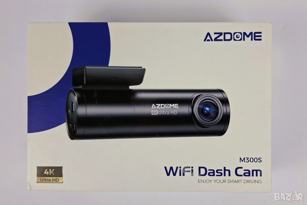 Нов 4K Ultra HD видеорегистратор (камера за кола) AZDOME M300S, снимка 1
