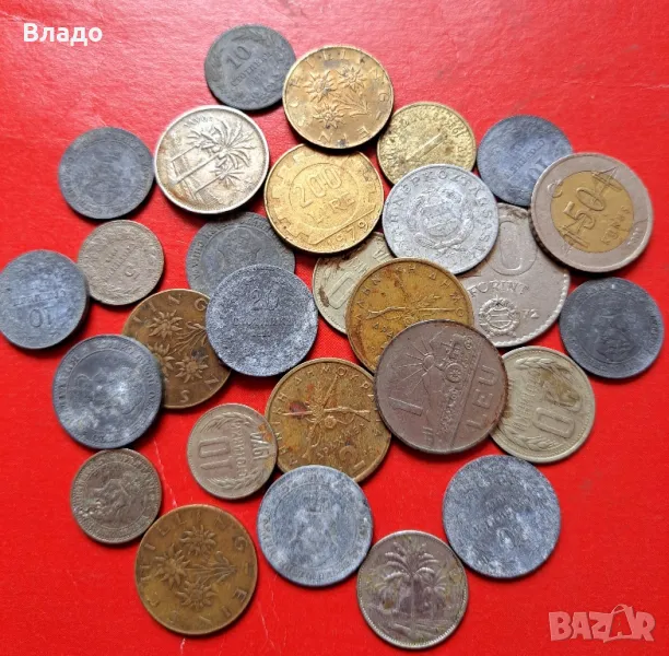 Стари български и чужди монети , снимка 1