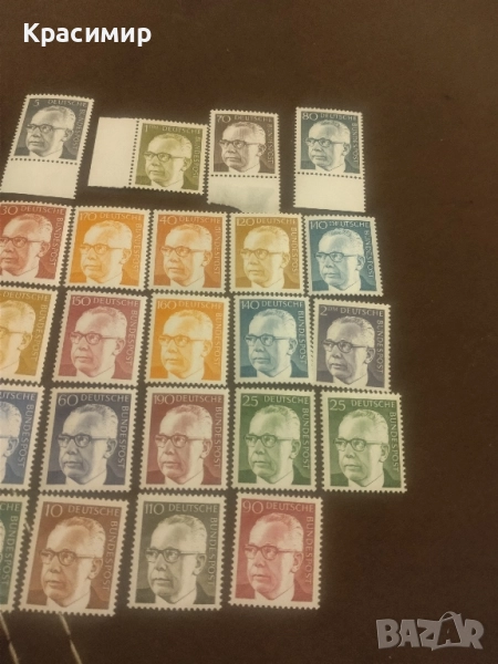 Пощенски марки ГФР . MNH , снимка 1