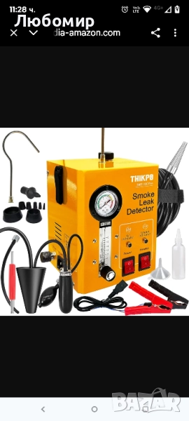 Детектор за течове от EVAP системата THIKPO, машина за дим, EVAP тестер с вграден въздушен 12V , снимка 1