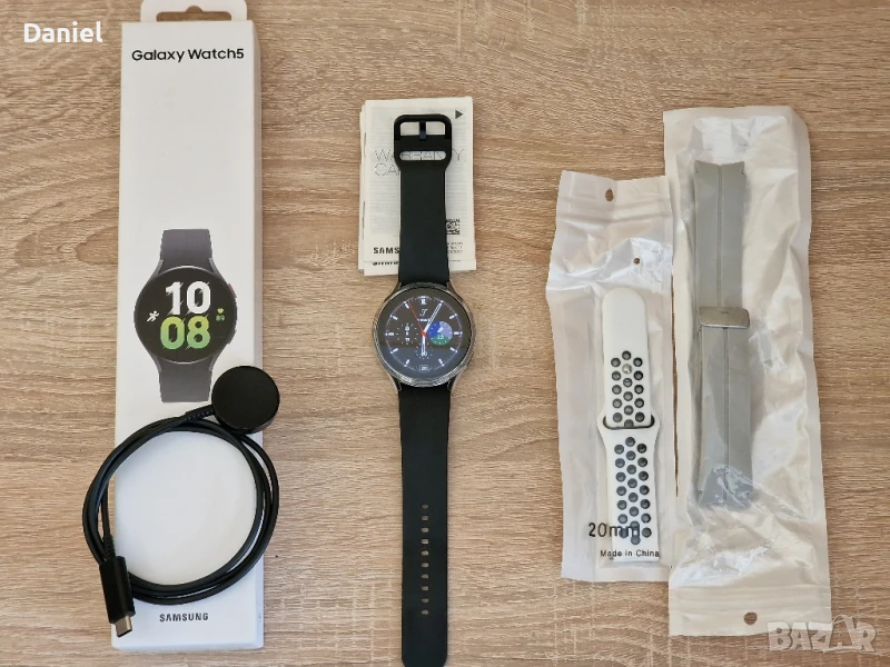 Samsung Watch 5 44mm Черен комплект, снимка 1