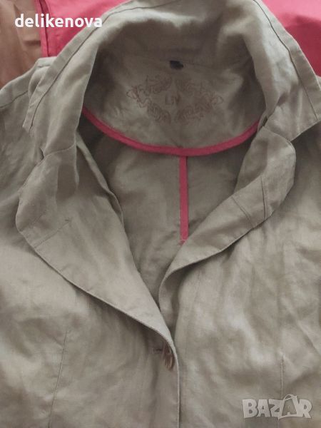 Ново сако Лен. Размер L, снимка 1