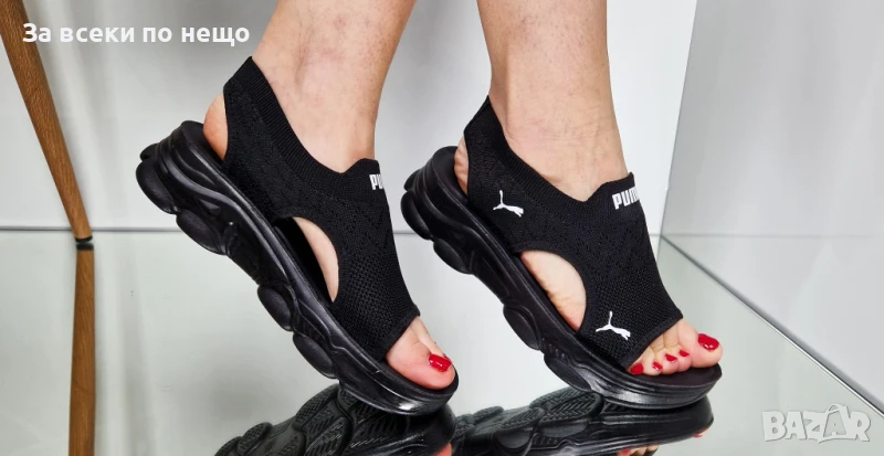 Puma Дамски Черни Летни Сандали Пума Код P933, снимка 1