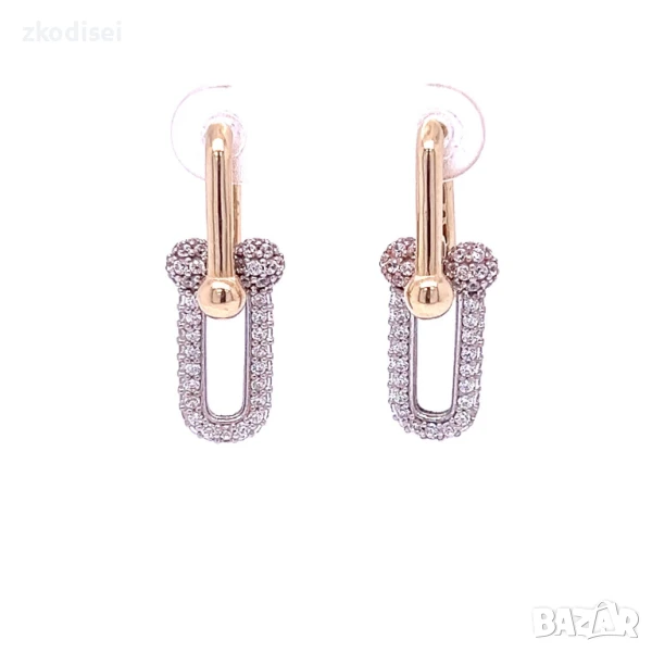 Златни обеци Tiffany 4,78гр. 14кр. проба:585 модел:32278-6, снимка 1