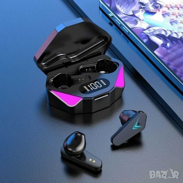 Безжични геймърски слушалки A81, Bluetooth 5.0, 200 mAh, 5 ч, снимка 1