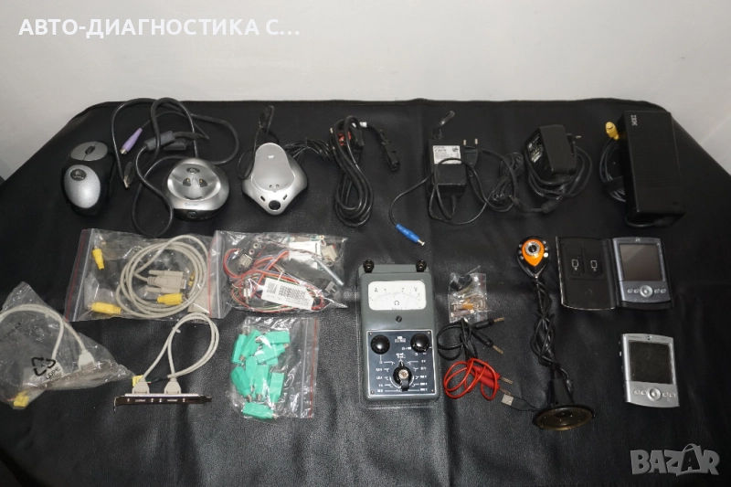 Лот от 16 различни предмета Зарядно за Nintendo/Мишка Logitech/Адаптер IBM/HB Elima Elavi 12/Palm T2, снимка 1